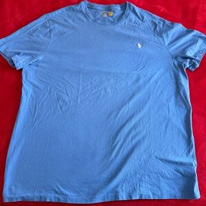 Ralph Lauren mens big and tall size 3XB Blue Short Sleeve Tee